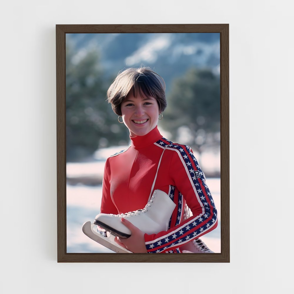 Poster Dorothy hamill – affiche Patinage artistique (vue 5)